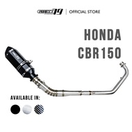 PROJECT79 STAINLESS STEEL SPORTBIKE SET EXHAUST FULL SYSTEM QPFH05+QPM05 - HONDA CBR150R