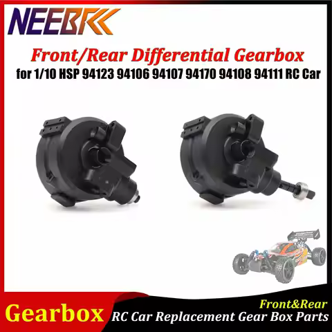 HSP 1/10 RC Car Front Rear Differential Gearbox for HSP 94101 94103 94103 94107 94111 94123 on-Road