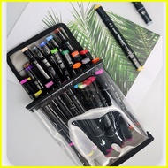 ✸ ✑ ✗ ♞DAPHNE Convenient Waterproof Cosmetic Bag Ladies Travel Makeup Bags Watercolor Pen Holder St