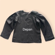 Blouse Wanita Moden (Hitam)