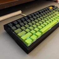 Matcha Gradient Translucent PBT Keycap Support wooting made68EZ63 mu68 mad68 Magnetic Shaft Keycap