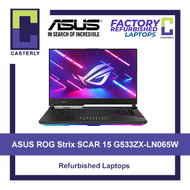 [Refurbished] ASUS ROG Strix SCAR 15 G533ZX-LN065W Gaming Laptop / i9-12th Gen / 32GB RAM / 1TB SSD /  RTX 3080 Ti