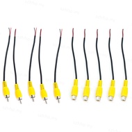 15cm audio 2pin Rca Female or Male Audio Cable extension Av Single head Video plug Stereo extension 