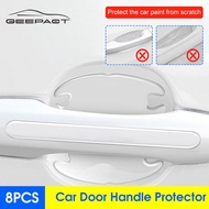 Geepact 8PCS Car Door Handle Scratch Protector 12PCS Transparent Universal Car Door Handle Protector Accessories Clear Door Bowl Paint Protection Film Waterproof Anti-Scratch Stick
