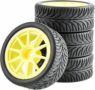 4P Grip Tires Insert Sponge Wheel, for HSP Racing， 1/10 1:10 On-Road Car RC 910-8007 Rc Car Tyres(91