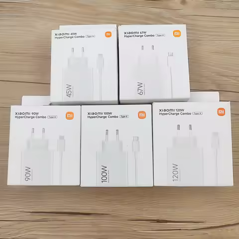 Original Xiaomi 45W/67W/90W/100W/120W EU Turbo Fast Charger For Mi 17 15 14 13 12 T Ultra Poco X5 X6