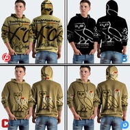 Drake Ovoxo Hoodie Jumper Pullover Fullprint Polyester Jersey Material | DO-294904