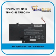 HP NP03XL TPN-Q147 TPN-Q148 TPN-Q146 TPN-Q149 Envy X360 13-A 13-B 15-U 13-A010DX 13-B080NO 11.4V 43W