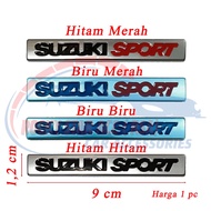 SUZUKI Letter Emblem SportSUZUKI for 9 cm spoiler