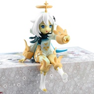 Paimon Figure Genshin Figurine Merch Impact Paimon Figure Sitting 1/7 Scale Game Action Figure Chara