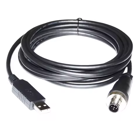FTDI FT232RL CHIP USB TO M12 5PIN MALE RS232 CONVERTER SERIAL COMMUNICATION CONSOLE DEBUG CABLE FOR 
