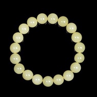 【正佳珠寶】和田玉黃口料 高品黃口 9.8-10.3mm 和田玉手珠