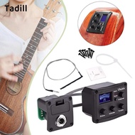 [Koolsoo] Ukulele Piezo Pickup with Preamp Ukulele Pickup Preamp Tuner System with Volume Control LC