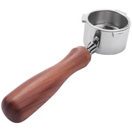 Bottomless Portafilter 51mm for Delonghi EC680/EC685 Coffee Machine Filter 51mm Three Ear Wooden Han