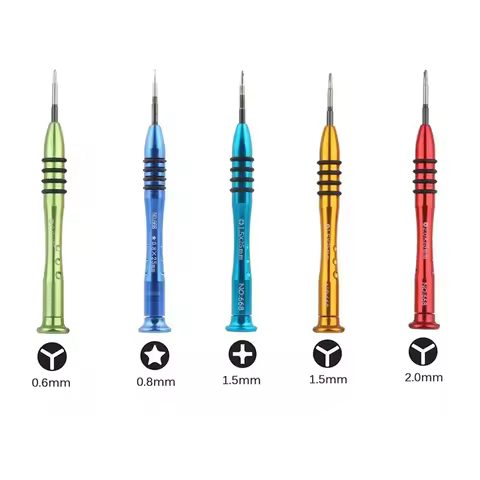 1PC Small Screwdriver 1.5mm PH000 Phillips 0.8mm P2 Pentalobe 0.6mm Y000 Tri-Point For Iphone For Sw