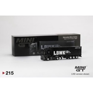 MINI GT 1/64 Mercedes-Benz Actros With 40 Ft Container