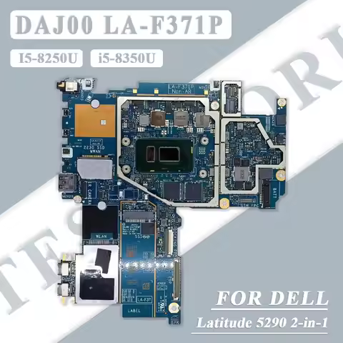 2-in-1 Laptop Motherboard For Dell Latitude 5290 With i5-8250U i5-8350U CPU RAM 8GB 0JP7C1 0RD1TX 0T