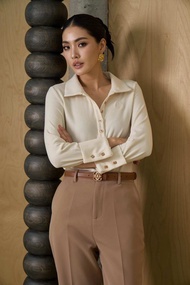 Edtion_Atelierbkk - Viera Top เสื้อโปโลแขนยาว