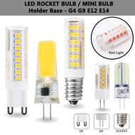 3H Lampu Mentol LED Mini Kapsul G4/G9/E12/E14 [1.5W/5W/7W] Rocket/Cylinder/Corn LED Bulb