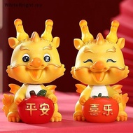 2024 Year Miniature Dragon Statue Resin Statue Chinese Zodiac Dragon Ornament