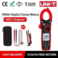 Z4BA UNI-T 1000A True RMS Digital Clamp Meter 1000V AC DC Voltmeter Pliers Ammeter UT206B UT207B UT2