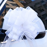 10pcs Extra Large Snow Yarn Pull Bow Ribbon Big Car Bow for Cars Birthday Christmas Presents Wedding Decoration