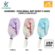 HUNDRED Spirit X Wide 13mm Flow Blast Pickleball Bat