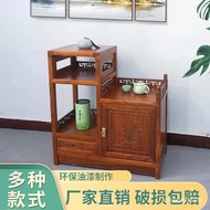 Q💕Tea Cabinet Sideboard Cabinet Solid Wood Tea Cabinet Tea Cabinet Chinese Style Tea Cabinet Liquor Cabinet Floor Storag