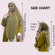 Special - Alwira.outfit Haura Instan Hijab Segitiga Instan Jersey .,