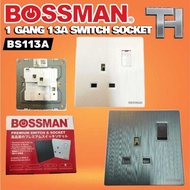 ~ BOSSMAN BS113A 1Gang 13A Switch socket