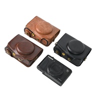 Pu Leather Camera Bag Case For Canon SX740HS SX730HS SX720HS