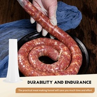 9Pcs Plastic Sausage Stuffer Tubes Funnels Sausage Filling Tool for Size 5 Meat Grinder Food Grinder