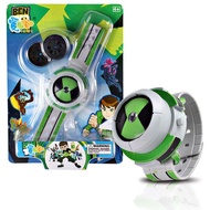 BEN10 Omnitrix Toy Kids Watch Cartoon Children 3D Projector Watch Genuine Anime Figures Model PVC To