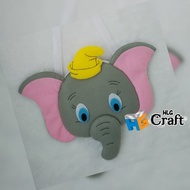 Dumbo Elephant Character Flannel Bag