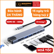 Hub Type C to HDMI 4K 60Hz cho Macbook/iPad/Laptop/Điện thoại Hub chuyển đổi type C sang HDMI Cổng c