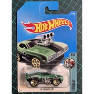 Hot Wheels Tooned '69 Camaro Z28 Green Muscle Car (2017) 171/365