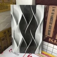 keramik dinding 25x40 motif salur (glossy)/ keramik dinding motif garis/ keramik dinding dapur/ kera