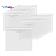 12 X 12 Scrapbook Paper Storage Bag Scrapbook Paper Organizer with Buckle Design, Clear Paper Storag