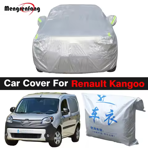 Full Car Cover Outdoor Anti-UV Sun Shade Rain Snow Resistant Cover Windproof For Renault Kangoo Expr