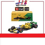 BBURAGO Burago <F1 Series> 1:43 F1 Racing MCLAREN F1 Team 2024 MCL38 Monaco Grand Prix 4 Die Cast Ca