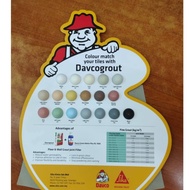 [DAVCO] 3.5 Kg Color Tiles Grout/ Simen untuk joint Jubin Mosaic (Ivory/ Grey)