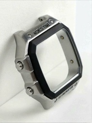 Metallic Watch Case with Glass Lens Waterproof Oil for AE1200 AE1300 WS-1600H-1A Accessories by Biva