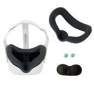 全城熱賣 - JD-391215 適用於Oculus Quest2代VR眼罩硅膠保護套+鏡頭保護蓋 套裝（槍灰色）