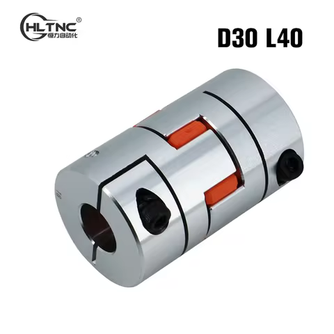 1pc Plum coupling star engraving machine servo motor coupler D30 L40 inner hole 6/6.35/7/8/9.525/10/