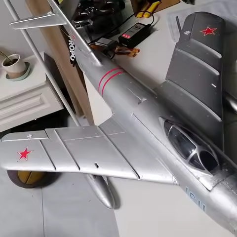 MIG17 Model Aircraft Remote Control Aircraft 50mm Ducted MIG17 Soviet Fighter Medium Fixed Wing Remo