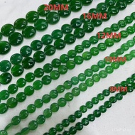 Optional AAA AAA5    Green Agate8-20MM Disc Bead Chalcedony Emerald Round Cut Specifications OUGC