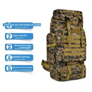 80L Large Capacity Camouflage Hiking Bag Tactical Backpack Outdoor Sports Backpack Waterproof Campin