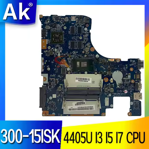 For Lenovo Ideapad 300-15ISK Mainboard NM-A481 5B20K38204 With i3 i5 i7 216-0867030 DDR3 Motherboard