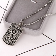 High-End High-Quality Fashion Korean Version Men Women Jewelry Pendant Army Flower Cross Necklace Pe