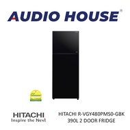 [BULKY] HITACHI R-VGY480PMS0-GBK 390L 2 DOOR FRIDGE ***1 YEAR WARRANTY BY HITACHI***